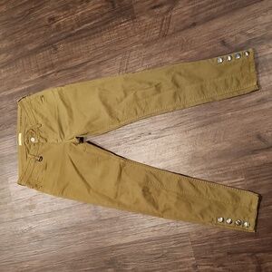 《 Burberry 》 Green Skinny Riding Pants